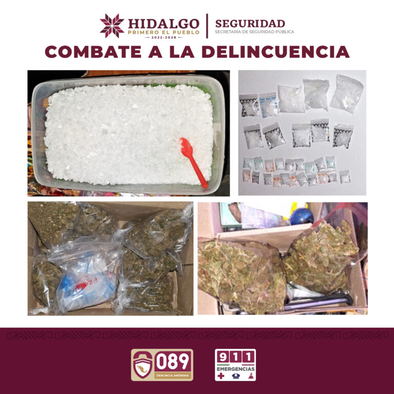 280224 decomisos de drogas en Mixquiahuala y Tulancingo 02