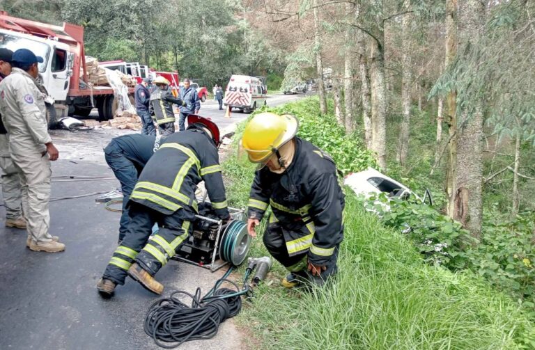 FOTO 04 OCTUBRE 2024_SEGURIDAD_diversos operativos de rescate que llevaron a cabo Bomberos en Pachuca y Mineral del Monte.